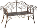 HLC Garden Bench Metal Outdoor Benchs by HLC