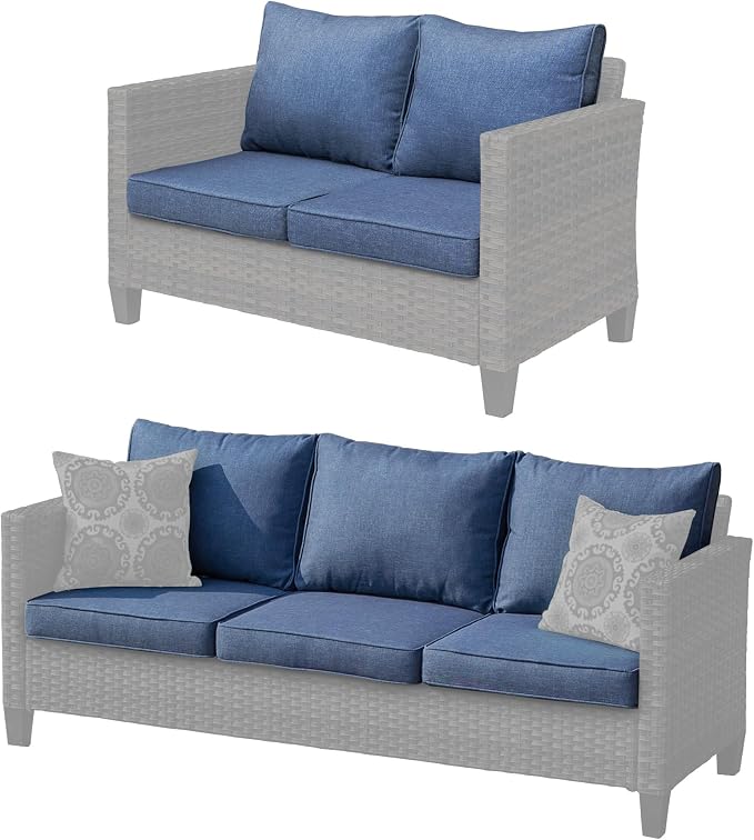 ovios Patio Cushion Covers, Waterproof Cushion Cover - Image 2