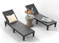 ROJIK Outdoor Chaise Lounge Chair Set of 2, by ROJIK