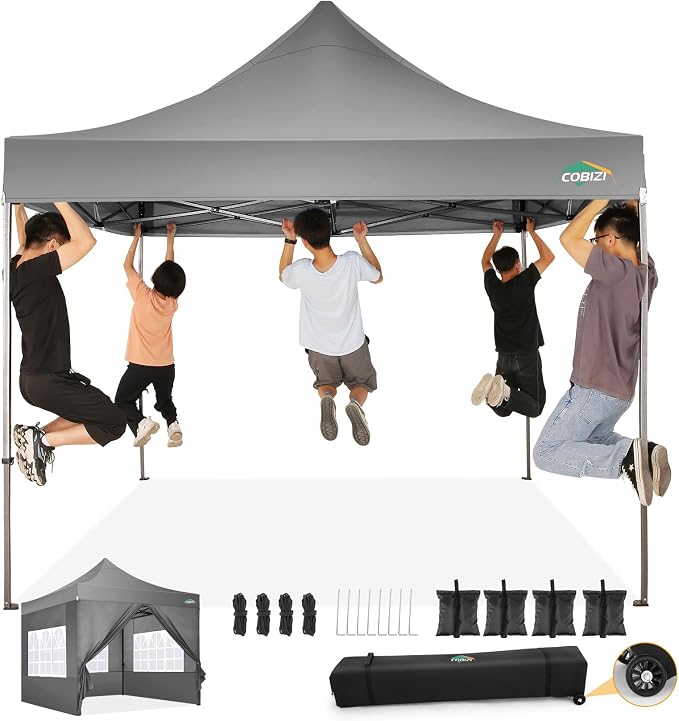 COBIZI 10x10 Pop Up Canopy Tent by COBIZI