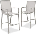 Best Choice Products Outdoor Bar Stools Set of 2, Bar Height, Patio Furniture by BestChoiceProducts