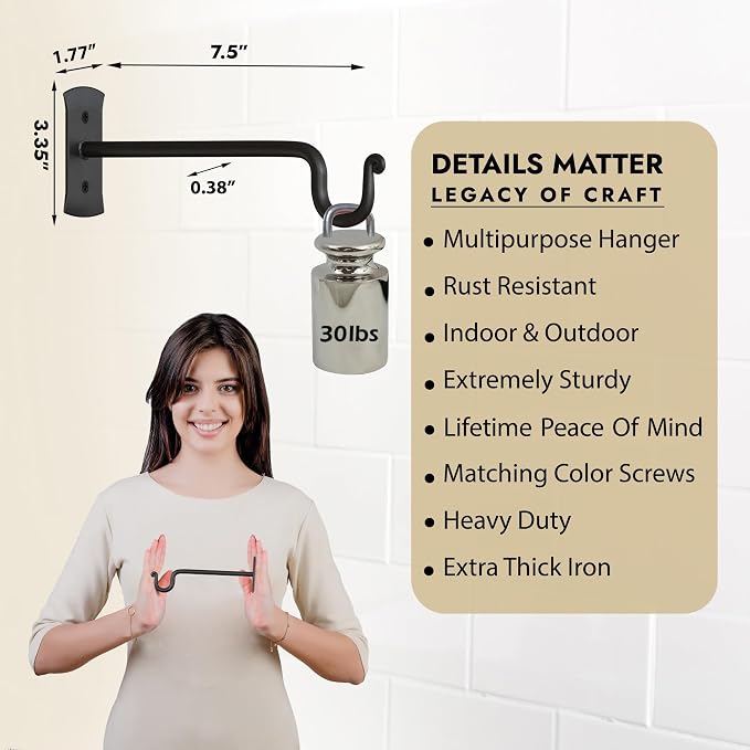 RTZEN Plant Hangers Indoor or Outdoor - Image 2