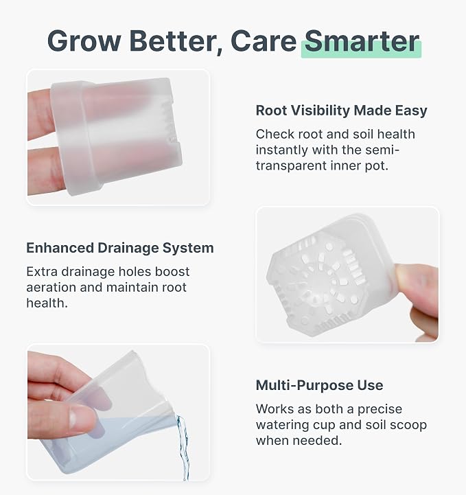 12 Pack 2" Mini Self Watering Pots - Image 5