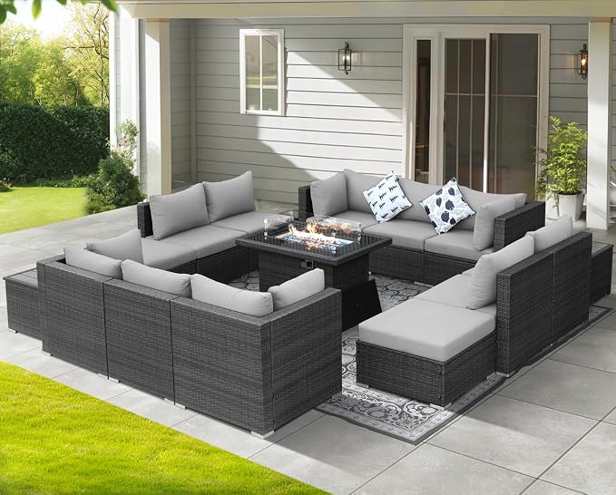 NICESOUL 15 Piece Outdoor Sectional - Image 3