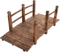 S AFSTAR Garden Bridge, 5FT Wooden Arc Footbridge by Safstar