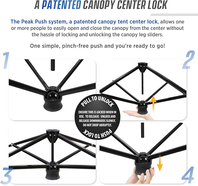 EAGLE PEAK 8x8 Pop Up Canopy Tent - Image 4
