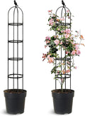 2 Pack Trellis for Climbing Planting Outdoor, 6ft Plant Trellis-Rustproof Metal by Anothera