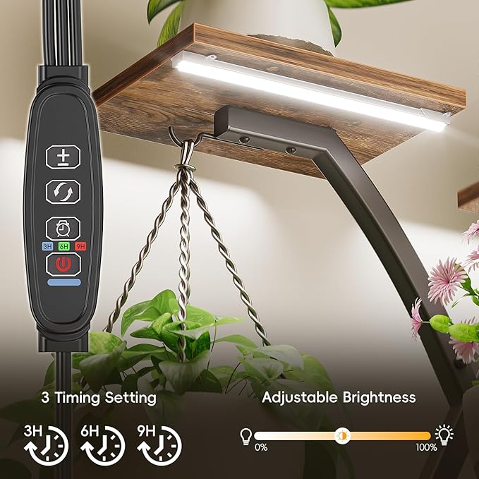 Plant Stand Indoor with Grow Lights - Image 5