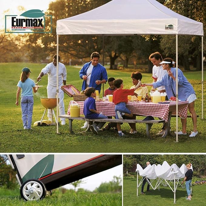 Eurmax USA 8'x12' Pop Up Canopy Tent Commercial Instant Canopies - Image 6