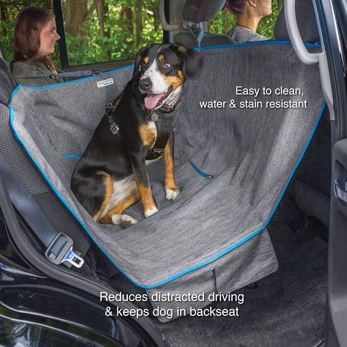 Kurgo Heather Half Hammock, Half Car Seat Cover - Image 4