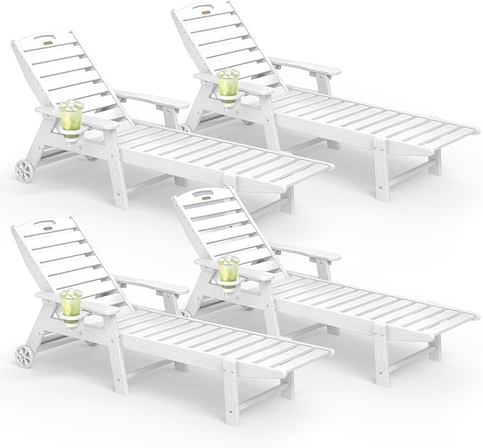 Lounge Chair Outdoor Set of 4 by Suunyn