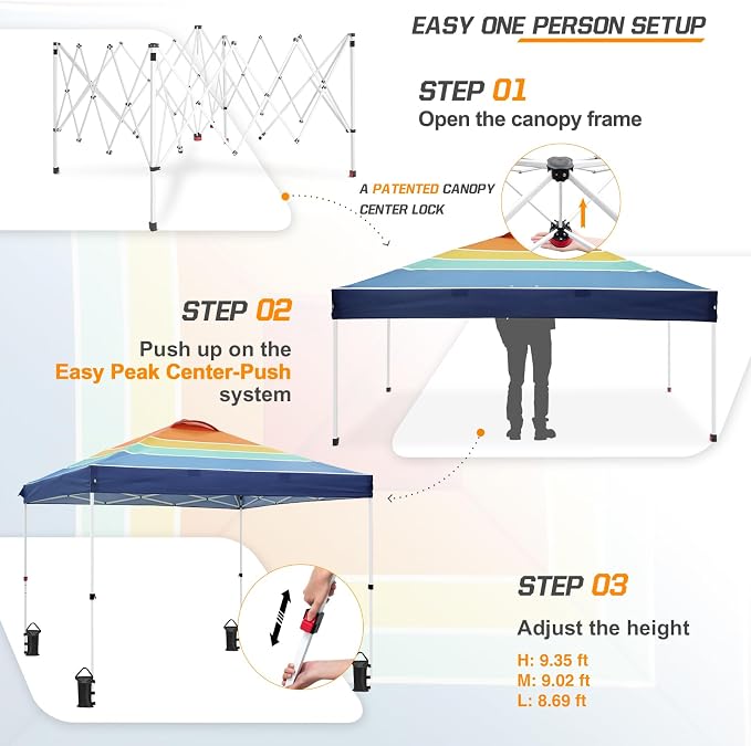 EAGLE PEAK Pop Up Canopy Tent - Image 2