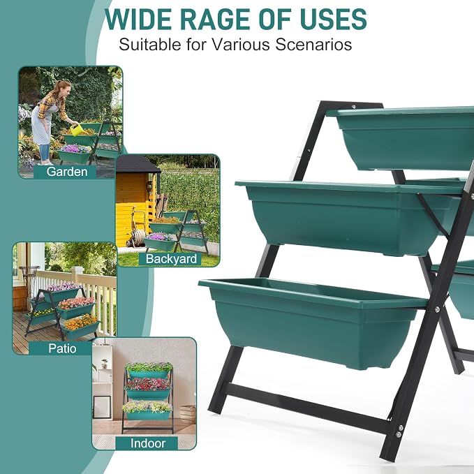 Vertical Garden Planter, Raised Garden Beds Outdoor - Image 4