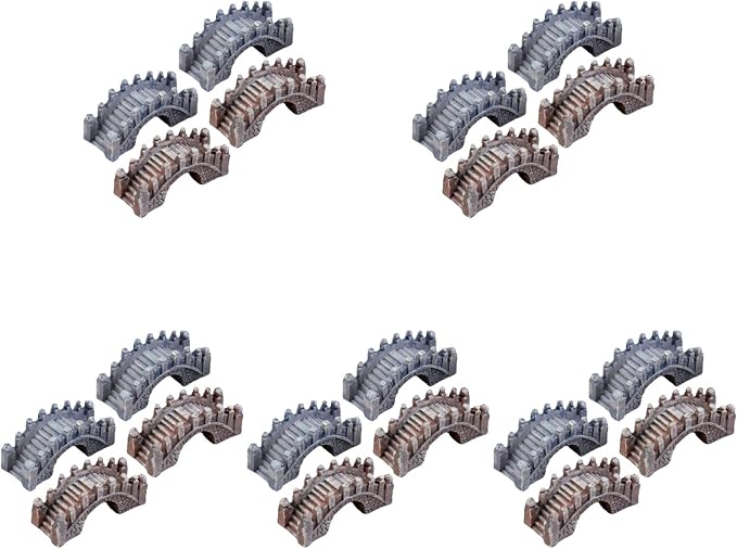 STOBOK 20 Pcs Miniature Fairy Garden Arch Bridge Figurines Figurines Micro by STOBOK