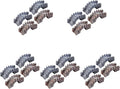 STOBOK 20 Pcs Miniature Fairy Garden Arch Bridge Figurines Figurines Micro by STOBOK