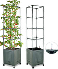 Tomato Planter Pot Tomato Box Raised Garden Bed 56.5" Tall Self-Watering and by TeCreatio