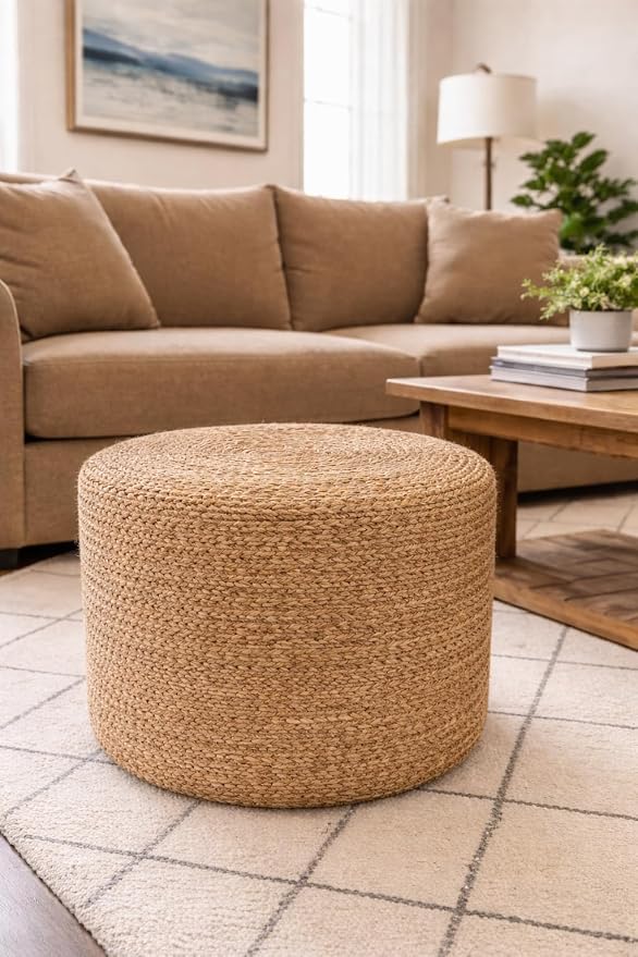 Scandilivin Homes Pouf Ottoman by SLHOMES