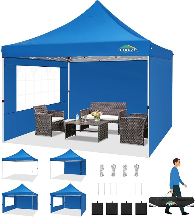 COBIZI Canopy 10x10 Pop Up Canopy Tent by COBIZI