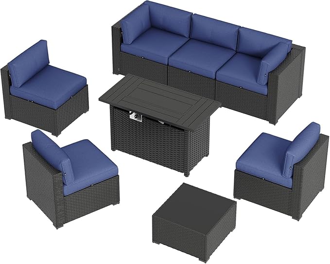 Aoxun 8 Piece Patio Furniture Set - Image 8