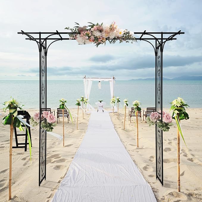 Metal Garden Arbor Trellis by Unknown