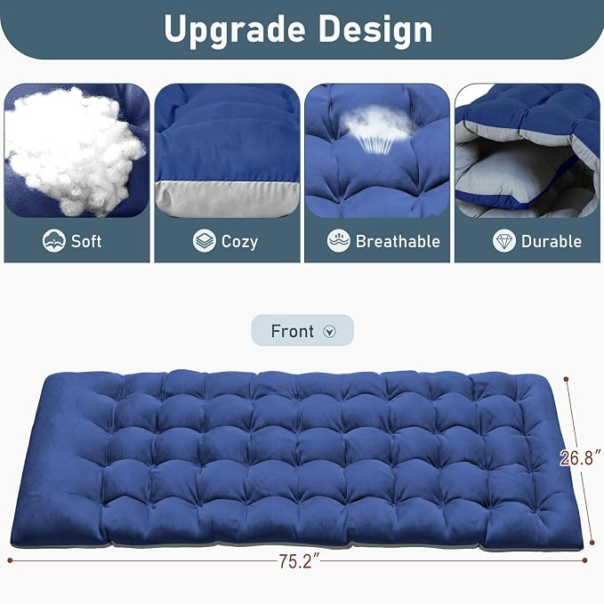 DoCred Heavy Duty Chaise Lounge Chair, Adjustable 5-Position Folding Chaise - Image 3