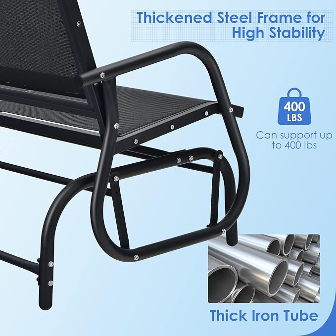 Giantex Swing Glider Chair 48 Inch - Image 6