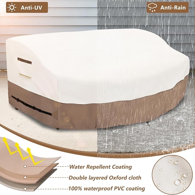 Outdoor Daybed Cover for 89" Patio Sofa - Image 4