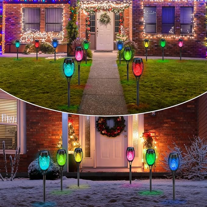 IkeeRuic Christmas Decorations Outdoor, Solar Torch Light - Image 6