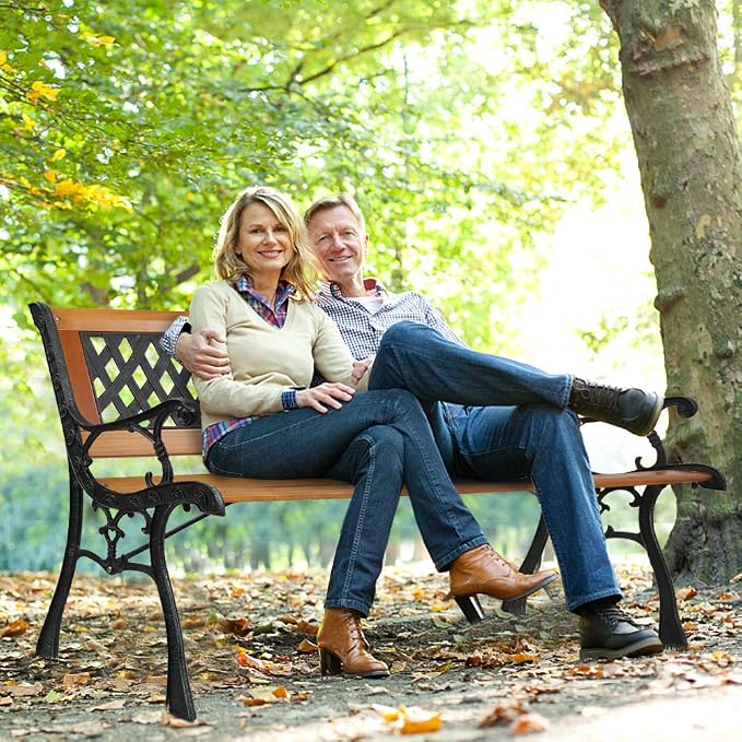 Patio Bench, Outdoor Garden Bench Park Bench, Patio Bench Chair - Image 7