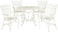 Safavieh Outdoor Collection Thessaly Antique White 5 Piece Patio Set by SAFAVIEH