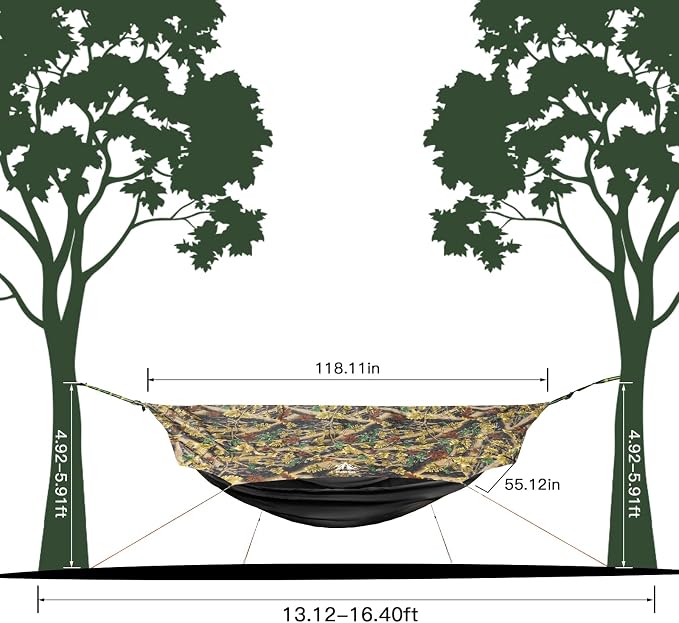 Night Cat Camping Hammock Tent: Lightweight Portable 4 in 1 Hammock - Image 8
