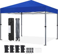 Yaheetech 10x10 1-Person Setup Pop Up Canopy Tent, Instant Portable Commercial by Yaheetech