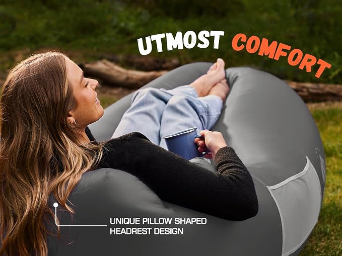 WEKAPO Inflatable Couch Air Lounger Chair - Image 6
