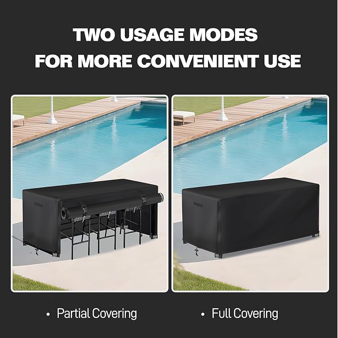 7 Piece Outdoor Bar Height Dining Set Cover - Image 2