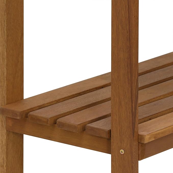 Furinno FG17478 Tioman Outdoor Patio Furniture Hardwood Potting Bench - Image 6