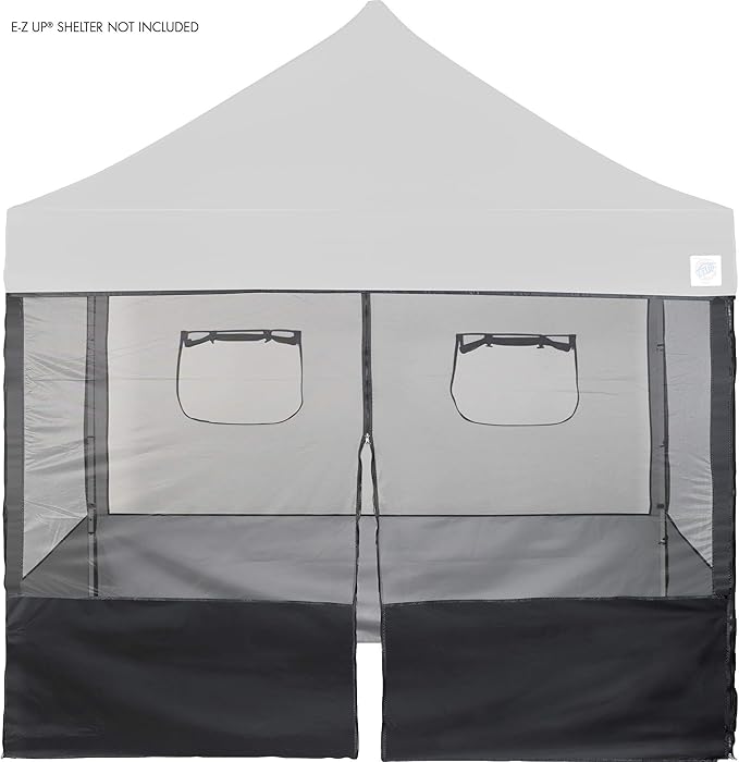 E-Z UP Food Booth Sidewall Kit, Fits 10' x 10' Straight Leg Canopy, Includes 2 - Image 2
