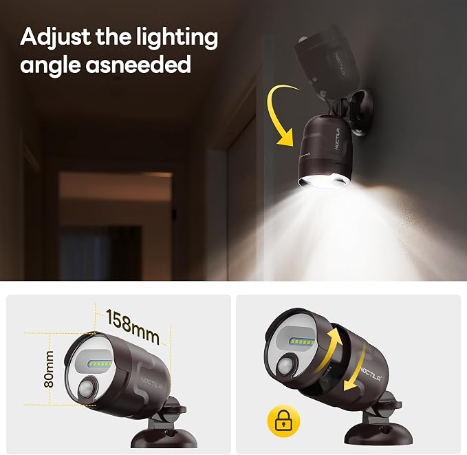 Battery Operated Motion Sensor Light, 4000mAh Rechargeable Battery Powered - Image 6