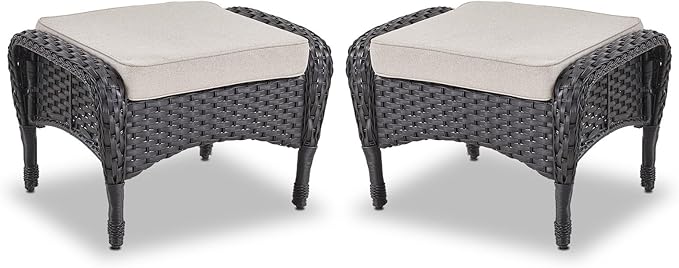 Belord Outdoor Ottomans for Patio Foot Rest by Belord