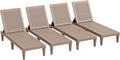 Greesum Outdoor Chaise Lounge Chairs Set of 4 by BuynowfromGreesum