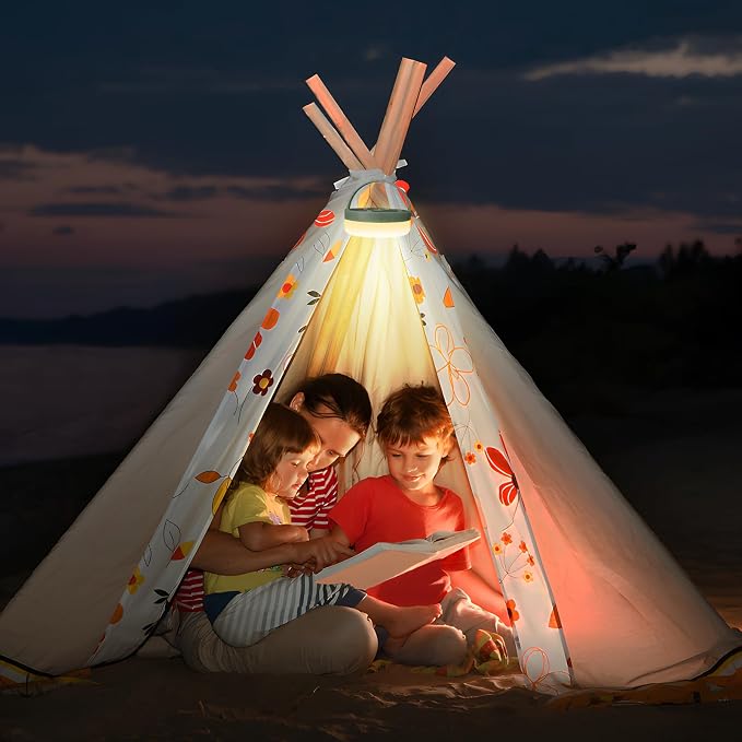 HELESIN Camping Light USB Rechargeable Waterproof Portable Stowable String Light - Image 8
