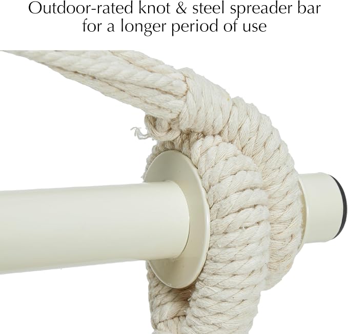 PNAEUT Hammock Chair Hanging Rope Swing - Image 4
