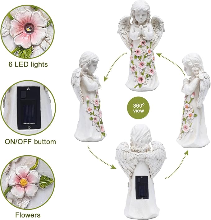 Nacome Garden Outdoor Statues Angel - Image 5