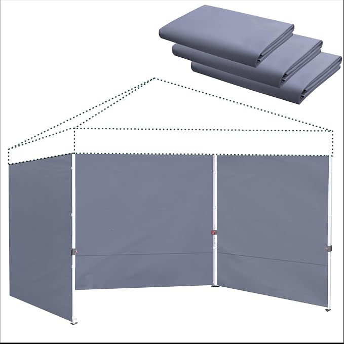 Canopy Sidewalls for 12x12 Pop Up Canopy 99% UV Protection, Waterproof by Unknown