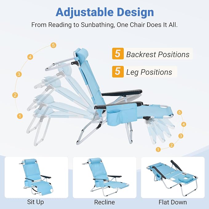 DoCred Heavy Duty Tanning Chair - Image 5