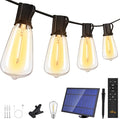 Ollny 15+1 LEDs ST38 Solar String Lights, 30 FT USB & Solar Dual Charging by Ollny
