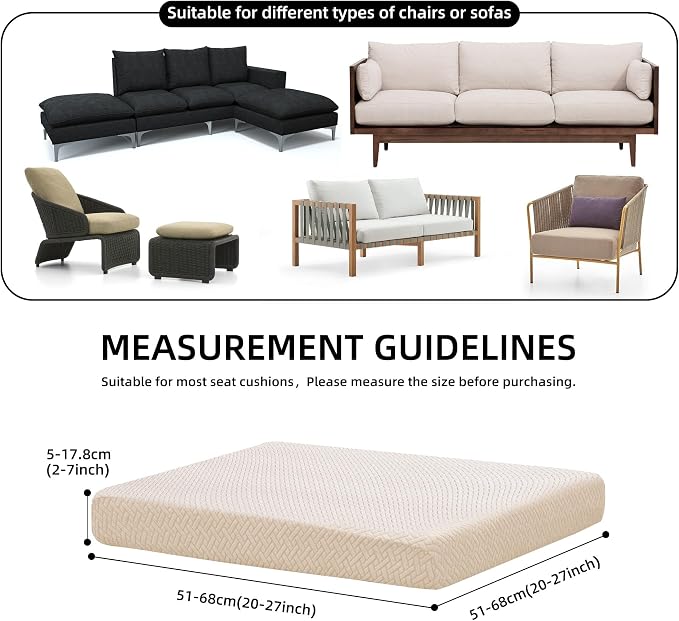 Outdoor Cushion Covers Set, Replacement - Image 2