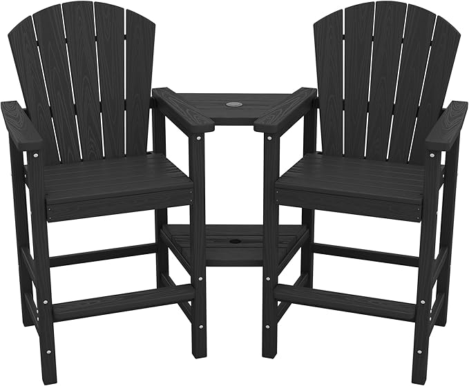 SERWALL Tall Adirondack Chairs Set of 2 by SERWALL
