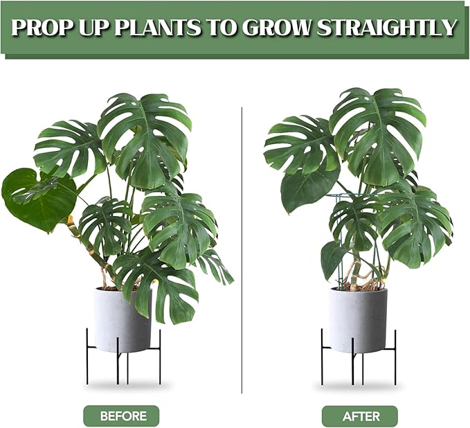 Joyhalo 12 Pack Plant Support Stakes, 16 Inch Plant Stakes - Image 2
