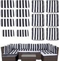 Outdoor Cushion Covers for Patio Furniture, Patio Cushion Covers Replacement by SpaceHop