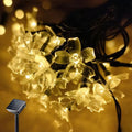 Solar Flower String Lights, 50 LED Outdoor Patio Lights Waterproof, Fairy Lights by Luforu